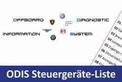 ODIS-Steuergeraete-Liste